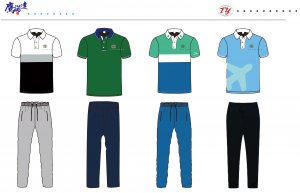 团体服装定制案例之腾宇JNTY物流服装案例款式